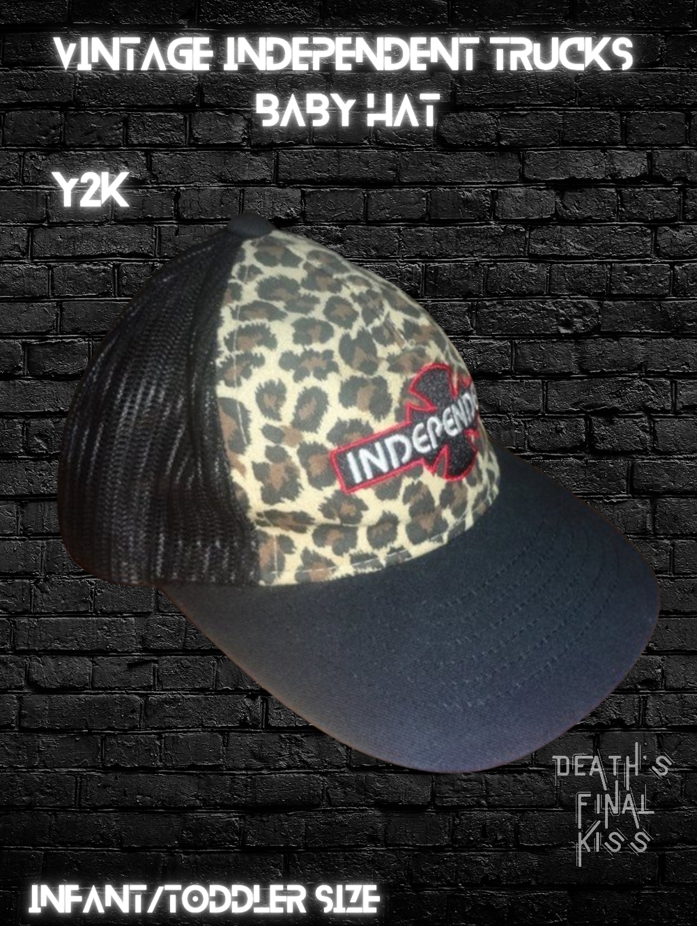 INDEPENDENT truck company trucker snap back hat toddler skateboard skater punk